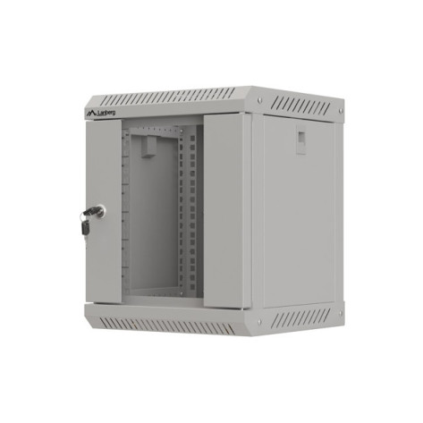 Комуникационен шкаф Lanberg rack cabinet 10" wall-mount 6U - WF11-3306-10S