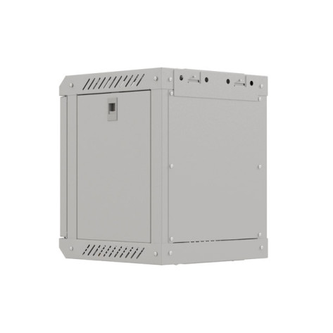 Комуникационен шкаф Lanberg rack cabinet 10" wall-mount 6U - WF11-3306-10S