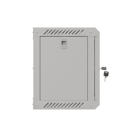 Комуникационен шкаф Lanberg rack cabinet 10" wall-mount 6U - WF11-3306-10S