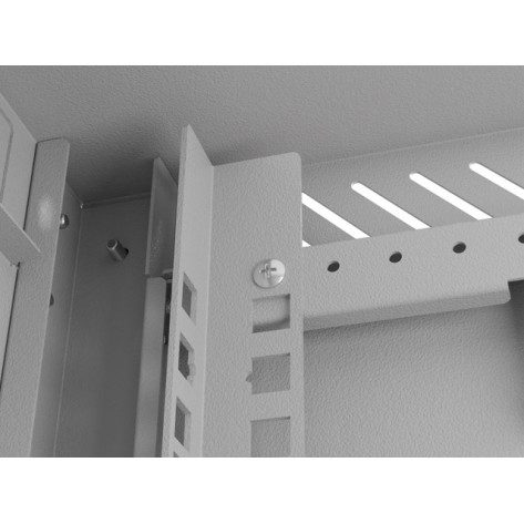 Комуникационен шкаф Lanberg rack cabinet 10" wall-mount 6U - WF11-3306-10S