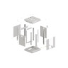 Комуникационен шкаф Lanberg rack cabinet 10" wall-mount 6U - WF11-3306-10S