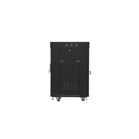 Комуникационен шкаф Lanberg rack cabinet 19" free-standing 15U - FF01-6615-12BL