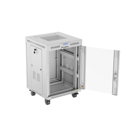 Комуникационен шкаф Lanberg rack cabinet 19" free-standing 15U - FF01-6615-12SL