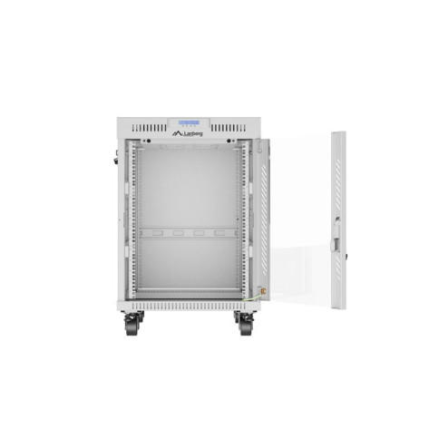 Комуникационен шкаф Lanberg rack cabinet 19" free-standing 15U - FF01-6815-12SL