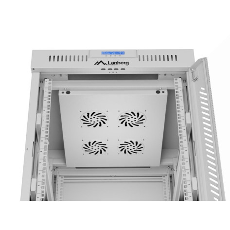 Комуникационен шкаф Lanberg rack cabinet 19" free-standing 15U - FF01-6815-12SL