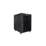 Комуникационен шкаф Lanberg rack cabinet 19" free-standing 15U - FF01-8015-12BL