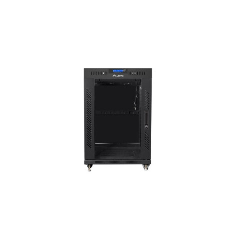 Комуникационен шкаф Lanberg rack cabinet 19" free-standing 15U - FF01-8015-12BL