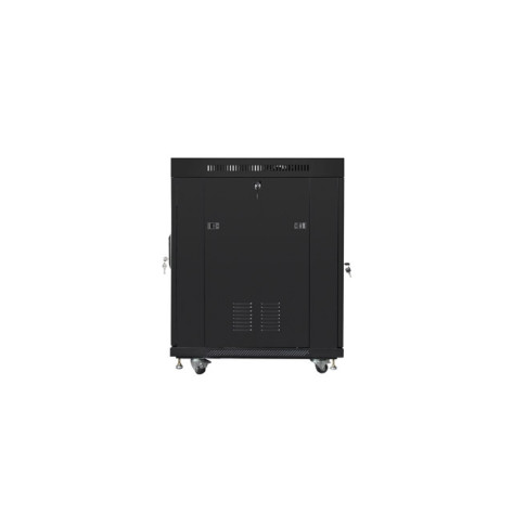 Комуникационен шкаф Lanberg rack cabinet 19" free-standing 15U - FF01-8015-12BL