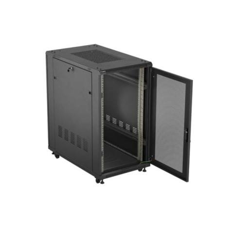 Комуникационен шкаф Lanberg Rack Cabinet 19" Free-Standing 22U - FF01-6022-23B