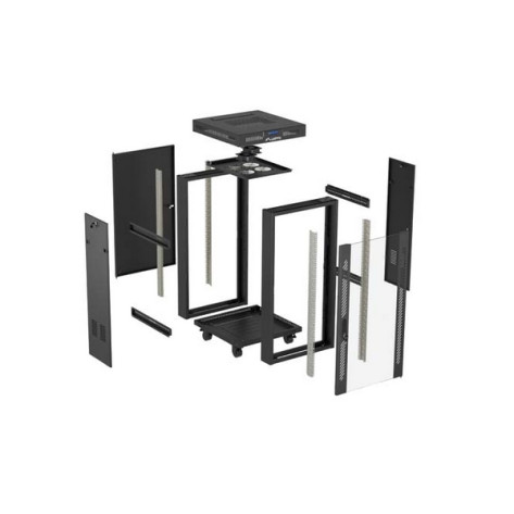 Комуникационен шкаф Lanberg Rack Cabinet 19" Free-Standing 22U - FF01-6622-12BL