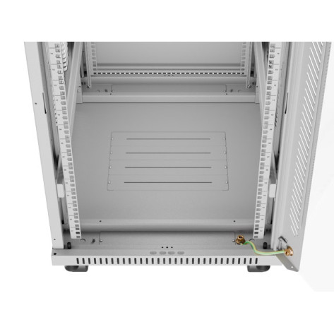 Комуникационен шкаф Lanberg rack cabinet 19" free-standing 22U - FF01-6822-12SL