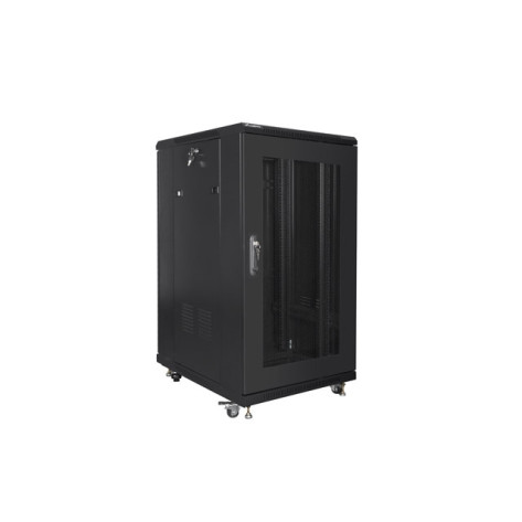 Комуникационен шкаф Lanberg rack cabinet 19" free-standing 22U - FF01-6822-23B