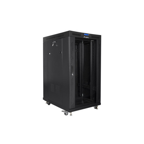 Комуникационен шкаф Lanberg rack cabinet 19" free-standing 22U - FF01-8022-12BL
