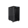 Комуникационен шкаф Lanberg rack cabinet 19" free-standing 22U - FF01-8022-12BL