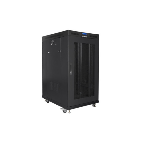 Комуникационен шкаф Lanberg rack cabinet 19" free-standing 22U - FF01-8022-23BL