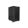 Комуникационен шкаф Lanberg rack cabinet 19" free-standing 22U - FF01-8022-23BL