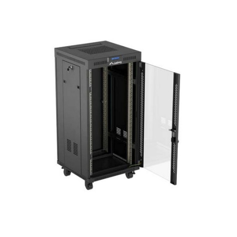 Комуникационен шкаф Lanberg Rack Cabinet 19" Free-Standing 24U - FF01-6624-12BL