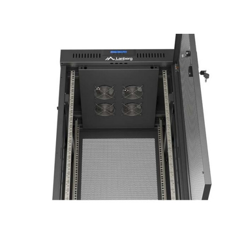 Комуникационен шкаф Lanberg Rack Cabinet 19" Free-Standing 24U - FF01-6624-23BL