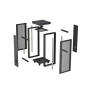 Комуникационен шкаф Lanberg Rack Cabinet 19" Free-Standing 24U - FF01-6624-23BL