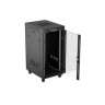 Комуникационен шкаф Lanberg Rack Cabinet 19" Free-Standing 24U - FF01-6824-12BL