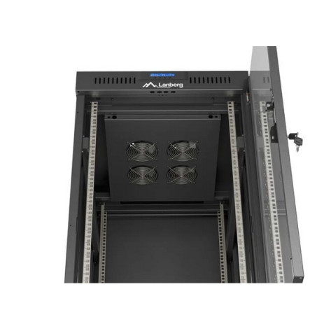 Комуникационен шкаф Lanberg Rack Cabinet 19" Free-Standing 24U - FF01-6824-12BL