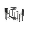 Комуникационен шкаф Lanberg Rack Cabinet 19" Free-Standing 24U - FF01-6824-12BL