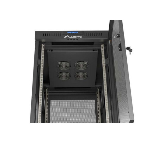 Комуникационен шкаф Lanberg Rack Cabinet 19" Free-Standing 24U - FF01-6824-23BL