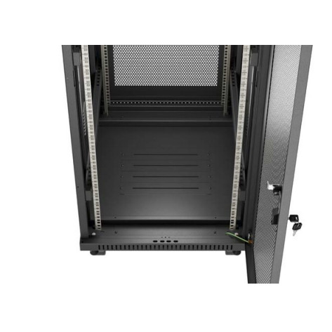 Комуникационен шкаф Lanberg Rack Cabinet 19" Free-Standing 24U - FF01-6824-23BL