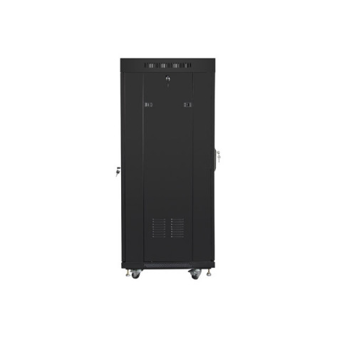 Комуникационен шкаф Lanberg rack cabinet 19" free-standing 27U  - FF01-6627-12BL