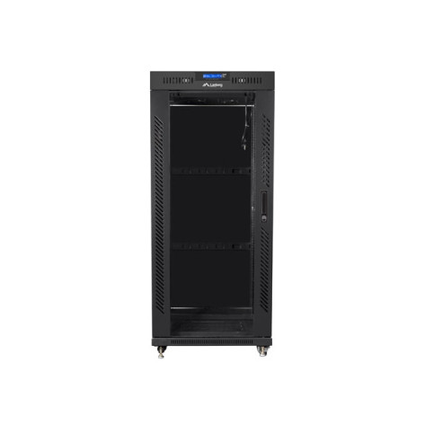 Комуникационен шкаф Lanberg rack cabinet 19" free-standing 27U - FF01-8027-12BL