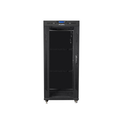 Комуникационен шкаф Lanberg rack cabinet 19" free-standing 27U - FF01-8227-12BL