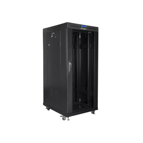 Комуникационен шкаф Lanberg rack cabinet 19" free-standing 27U - FF01-8227-12BL