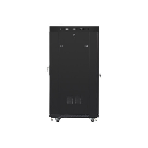 Комуникационен шкаф Lanberg rack cabinet 19" free-standing 27U - FF01-8227-12BL