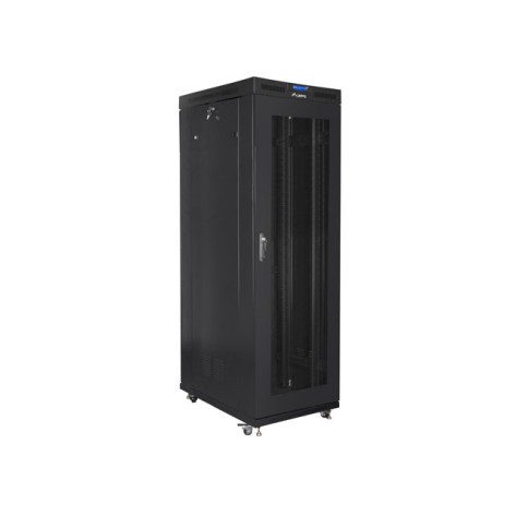 Комуникационен шкаф Lanberg rack cabinet 19" free-standing 27U - FF01-8227-23BL