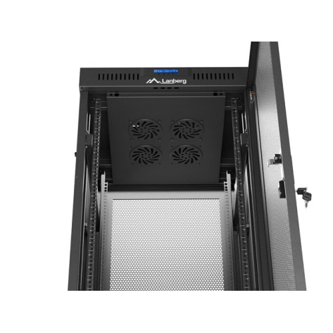 Комуникационен шкаф Lanberg rack cabinet 19" free-standing 37U - FF01-6637-23BL