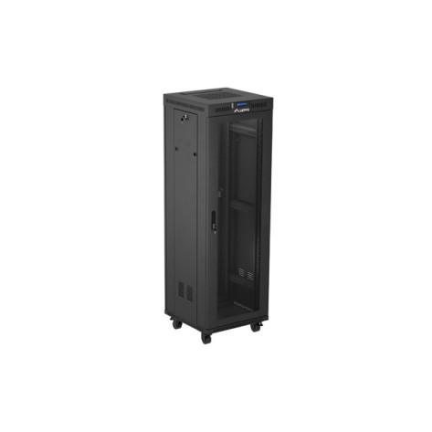 Комуникационен шкаф Lanberg rack cabinet 19" free-standing 37U - FF01-6637-23BL
