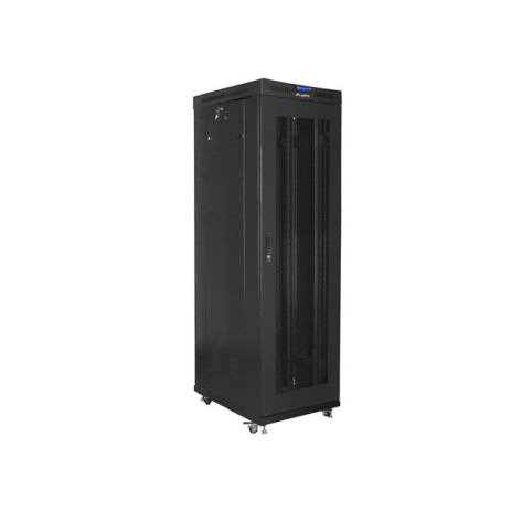 Комуникационен шкаф Lanberg rack cabinet 19" free-standing 42U - FF01-6042-23BL