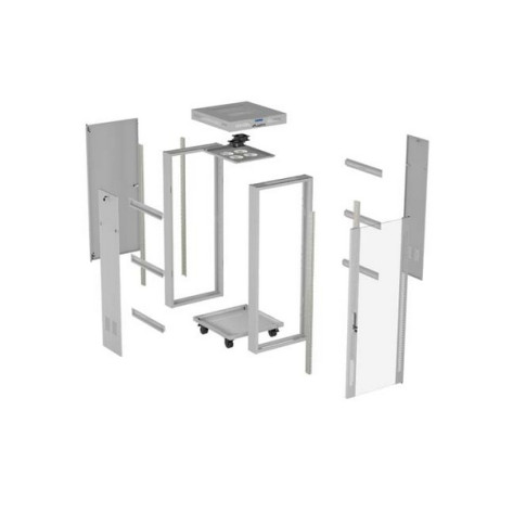 Комуникационен шкаф Lanberg Rack Cabinet 19" Free-Standing 42U - FF01-6642-12SL