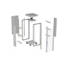 Комуникационен шкаф Lanberg Rack Cabinet 19" Free-Standing 42U - FF01-6642-12SL
