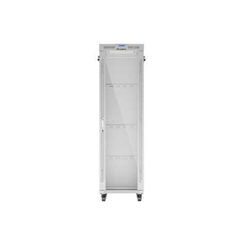Комуникационен шкаф Lanberg rack cabinet 19" free-standing 42U - FF01-6842-12SL