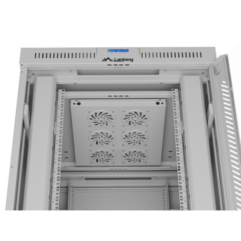 Комуникационен шкаф Lanberg rack cabinet 19" free-standing 42U - FF01-8042-12SL