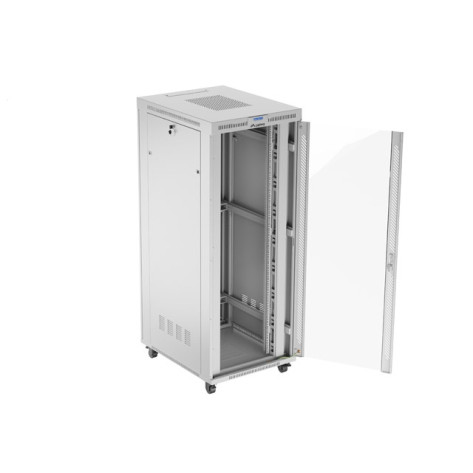 Комуникационен шкаф Lanberg rack cabinet 19" free-standing 42U - FF01-8042-12SL