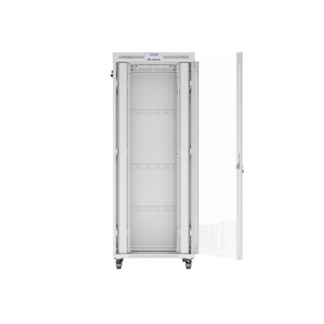 Комуникационен шкаф Lanberg rack cabinet 19" free-standing 42U - FF01-8042-12SL
