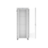 Комуникационен шкаф Lanberg rack cabinet 19" free-standing 42U - FF01-8042-12SL