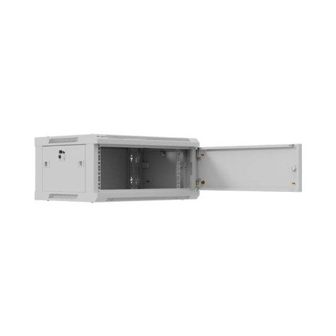 Комуникационен шкаф Lanberg rack cabinet 19" wall-mount 4U  - WF01-6404-00S