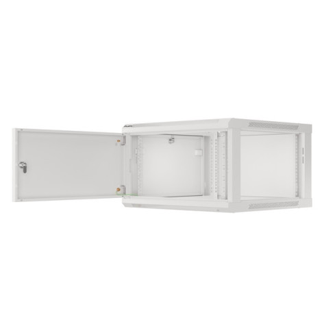 Комуникационен шкаф Lanberg rack cabinet 19" wall-mount 6U - WF01-6606-00S