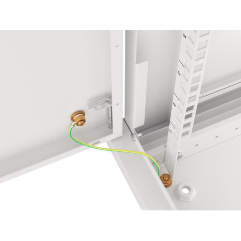 Комуникационен шкаф Lanberg rack cabinet 19" wall-mount 6U - WF01-6606-00S