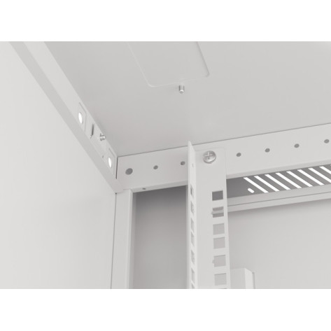 Комуникационен шкаф Lanberg rack cabinet 19" wall-mount 6U - WF01-6606-00S