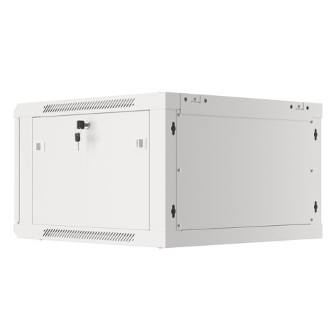 Комуникационен шкаф Lanberg rack cabinet 19" wall-mount 6U - WF01-6606-00S