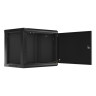 Комуникационен шкаф Lanberg rack cabinet 19" wall-mount 9U - WF01-6409-00B